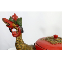 Chinees hout gesneden bruidsdoos 